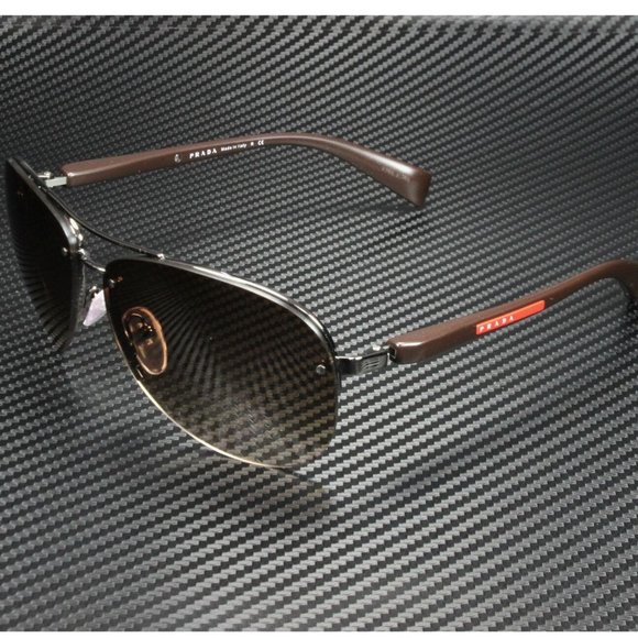Prada Linea Rossa Brown Men's Sunglasses!